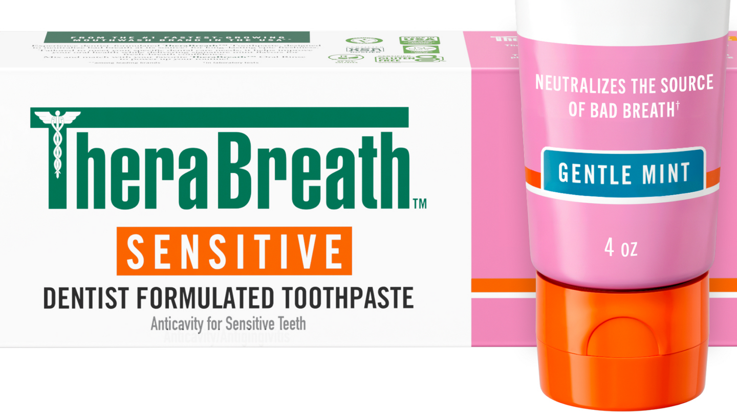 Inner Test Toothpaste TheraBreath Introduces Sensitive Toothpaste With 24/7 Relief and Breath ...
